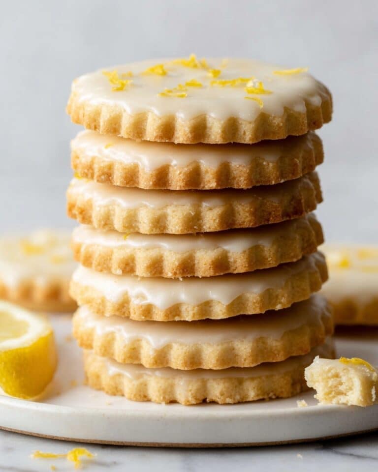 Lemon Shortbread Cookies Recipe