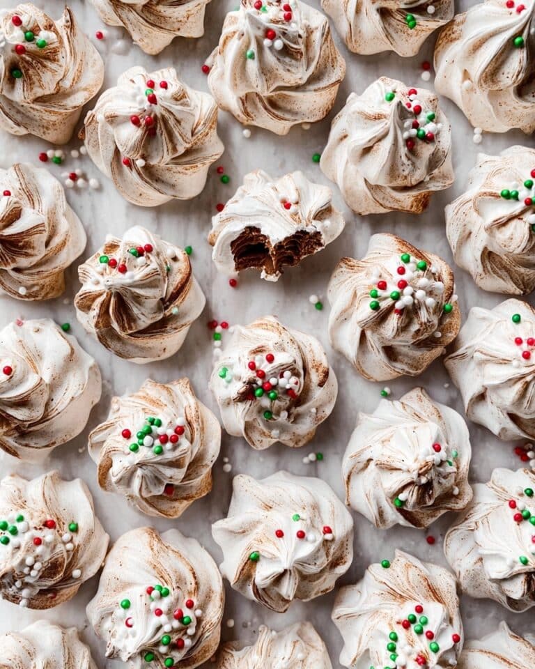Chocolate Swirl Meringue Cookies Recipe