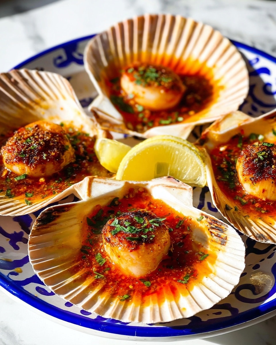 Salsa Macha Butter Scallops Recipe
