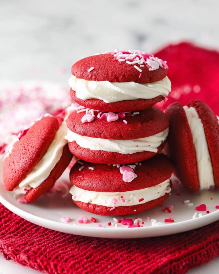 Red Velvet Cookie Sandwiches Recipe