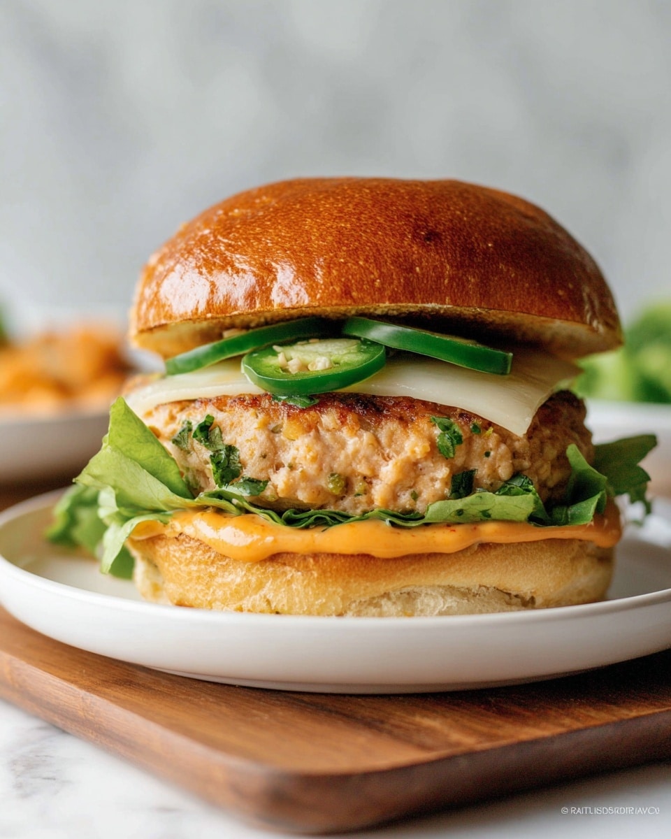 Jalapeño Pepper Jack Turkey Burgers Recipe