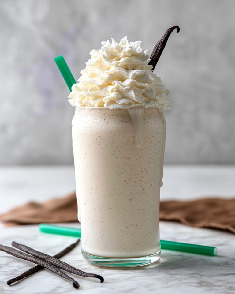 Vanilla Bean Frappuccino (No Ice Cream) Recipe