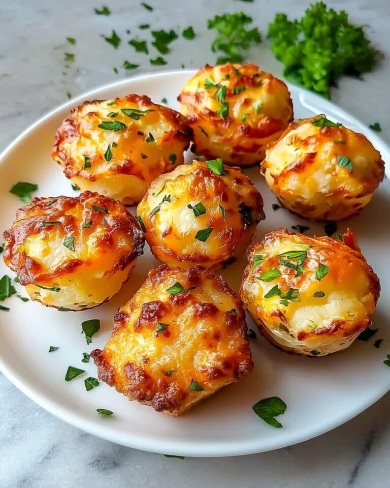 Cheesy Mashed Potato Puffs Recipe