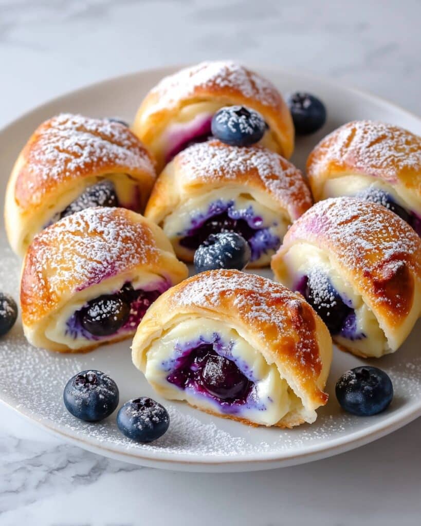 Blueberry Cheesecake Rolls Recipe