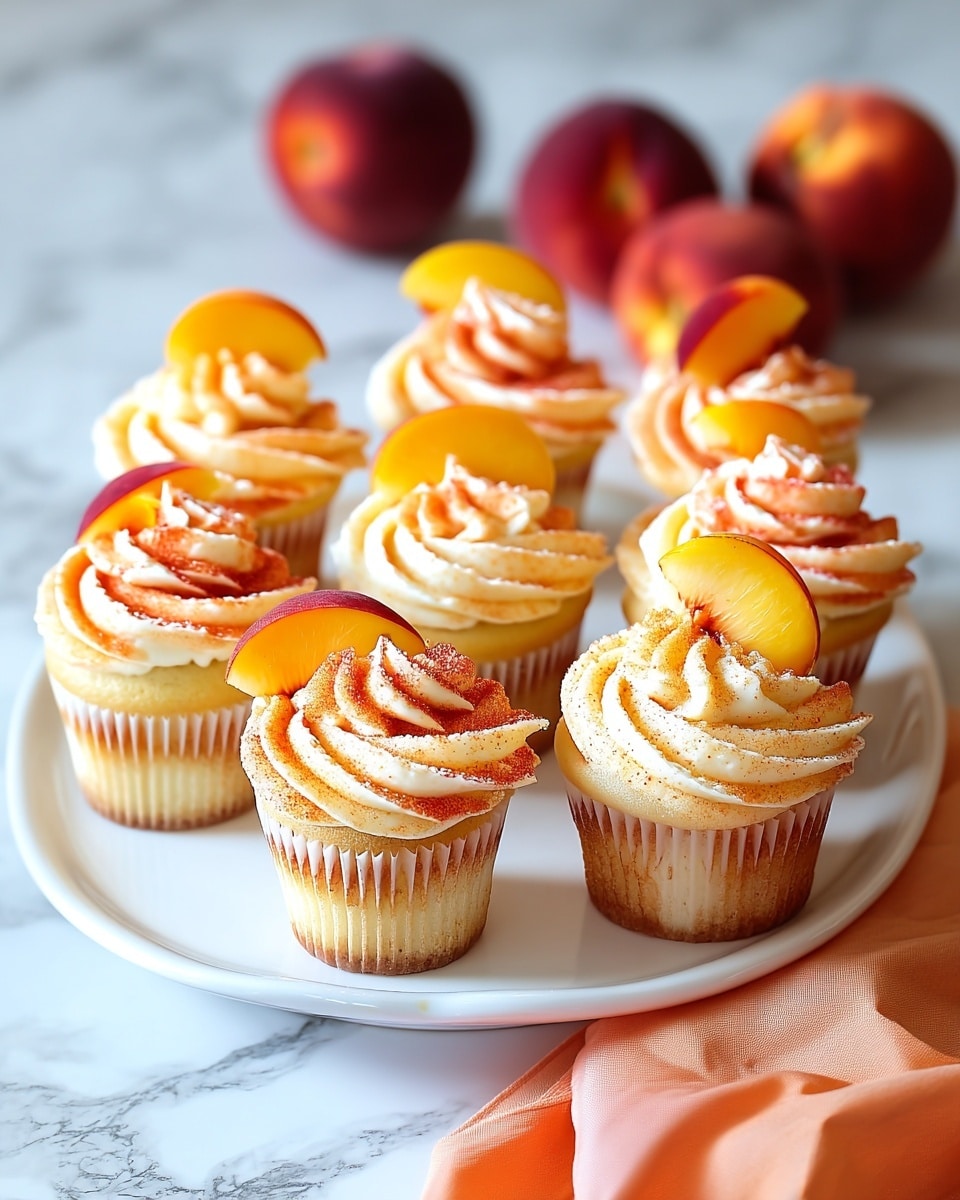 Peach Bellini Cupcakes Recipe