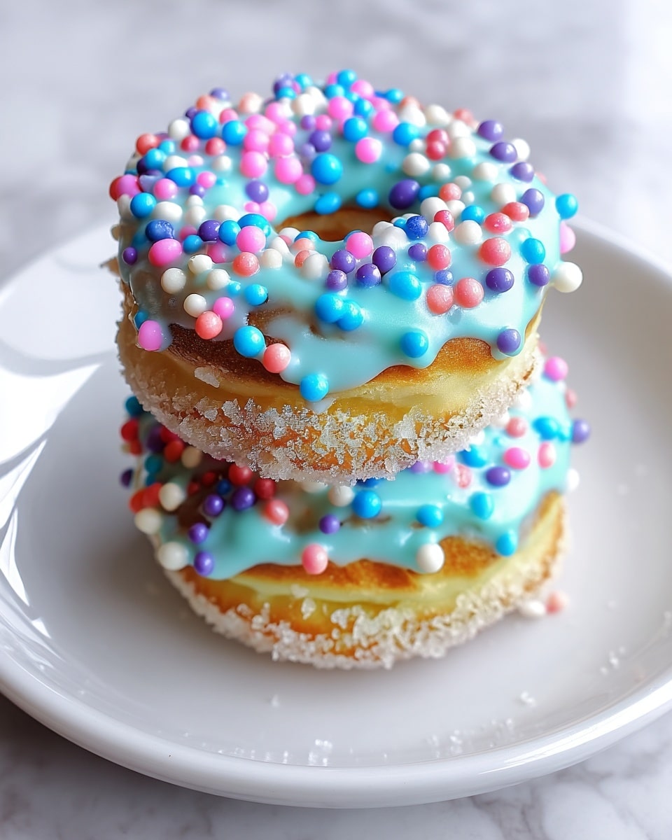 Cotton Candy Mini Donuts Recipe