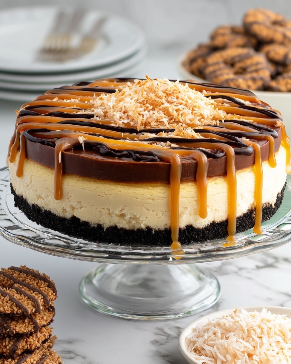 Samoa Cheesecake Recipe