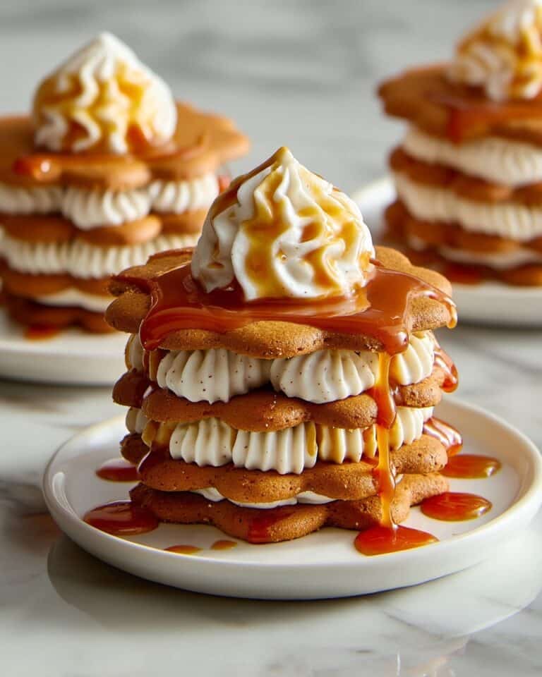 Mini No-Bake Gingersnap Cakes Recipe
