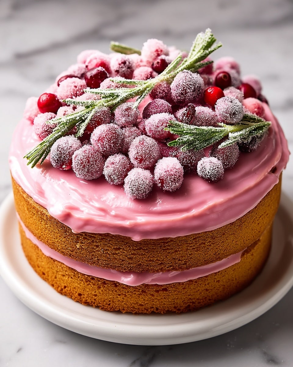 Cranberry Glaze Bundt Cake Recipe