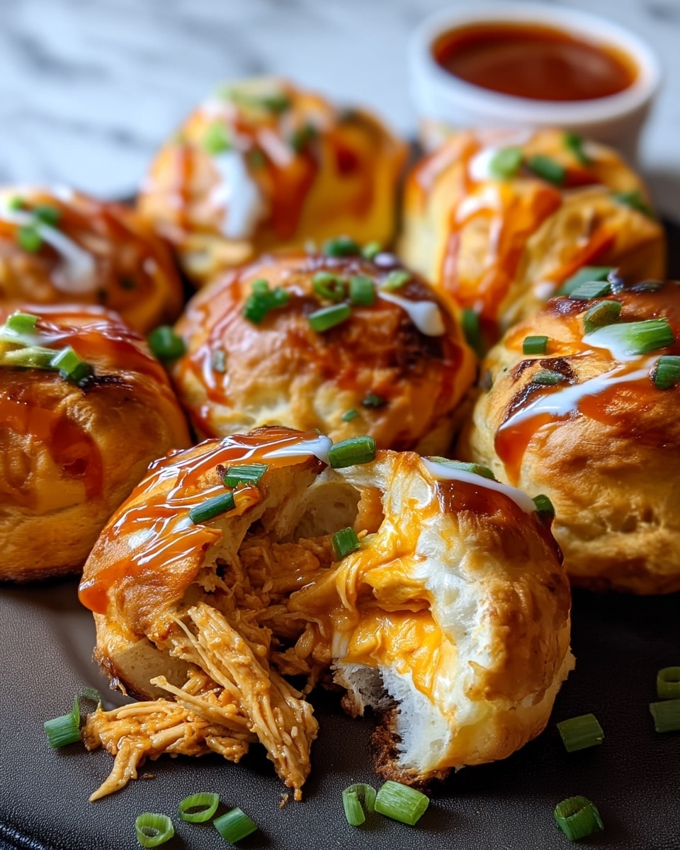 Buffalo Chicken Biscuit Bombs Recipe