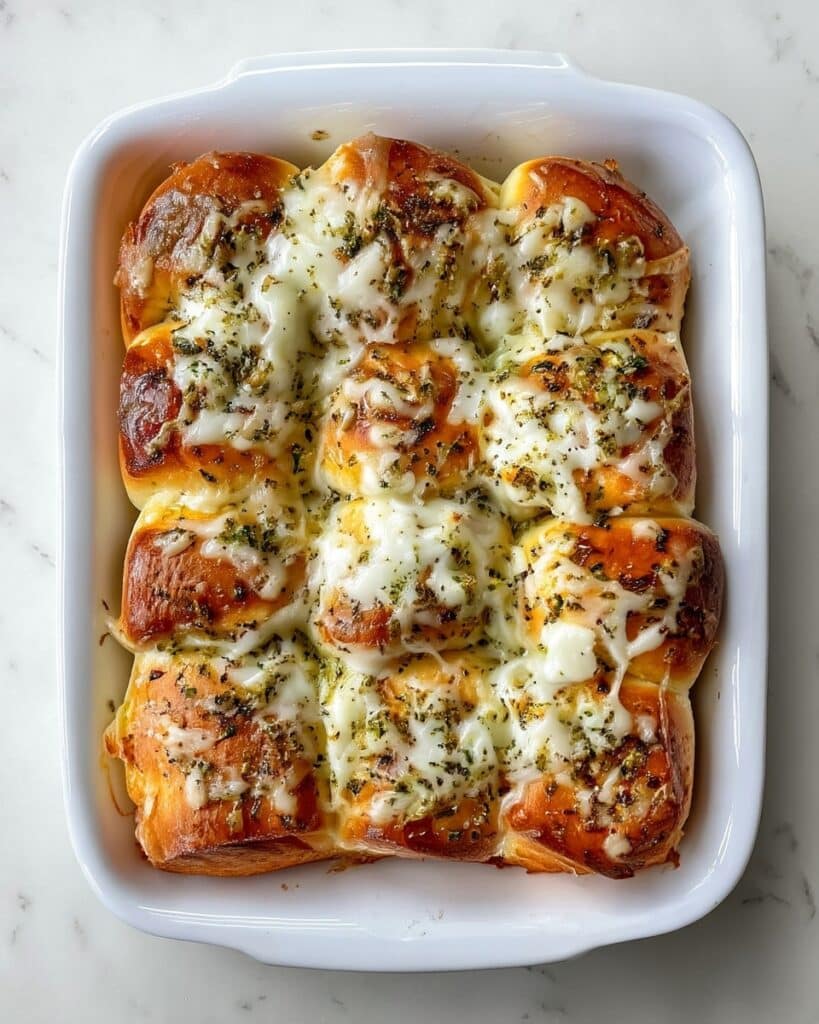 Cheesy Hawaiian Garlic Rolls Recipe