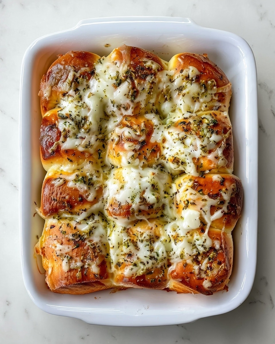 Cheesy Hawaiian Garlic Rolls Recipe