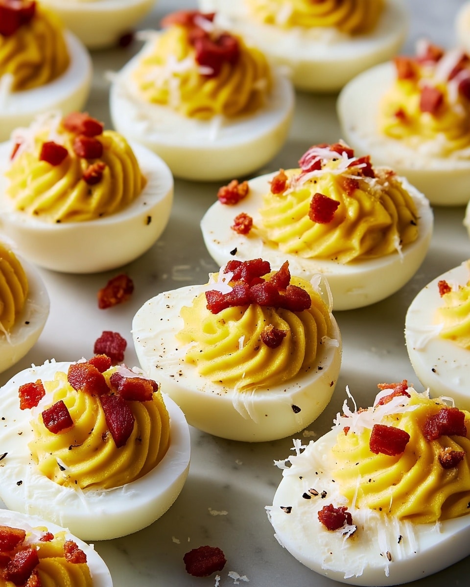 Carbonara Deviled Eggs Recipe