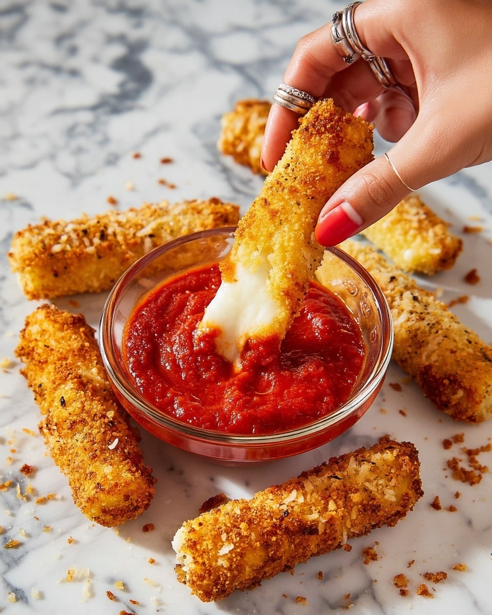 Air Fryer Mozzarella Sticks Recipe