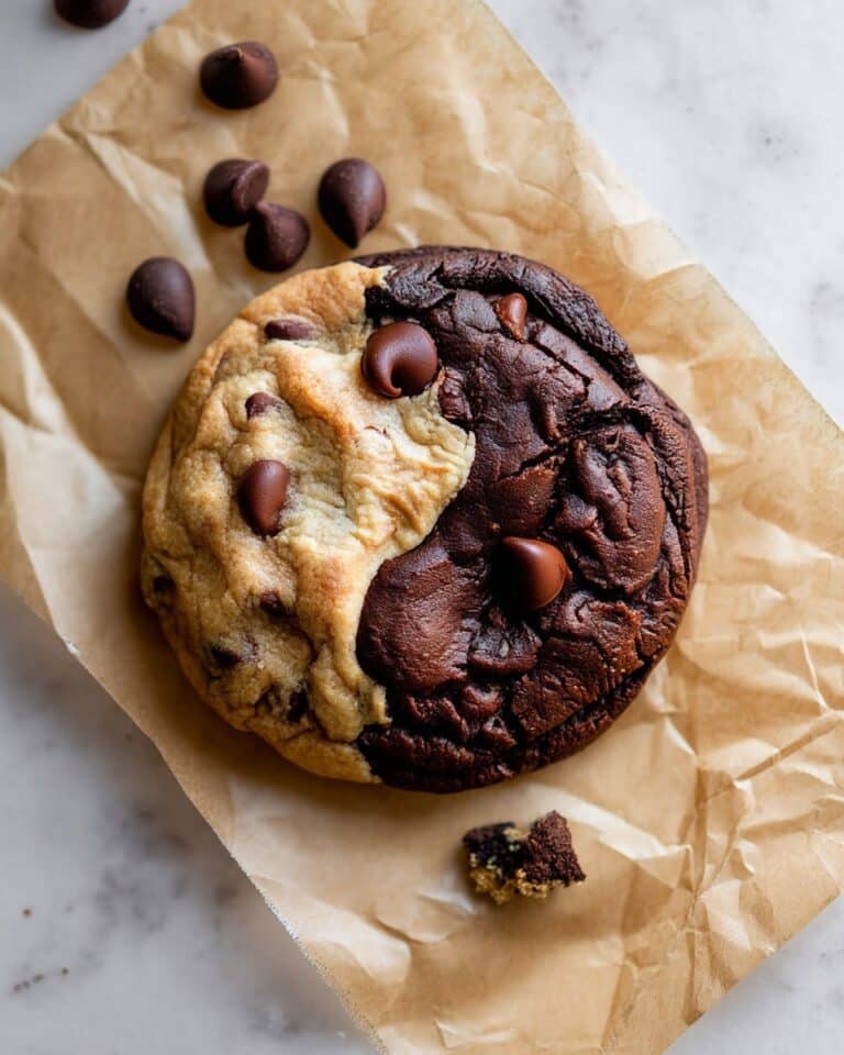 Soft-Baked Peanut Butter Chocolate Swirl Cookies Recipe