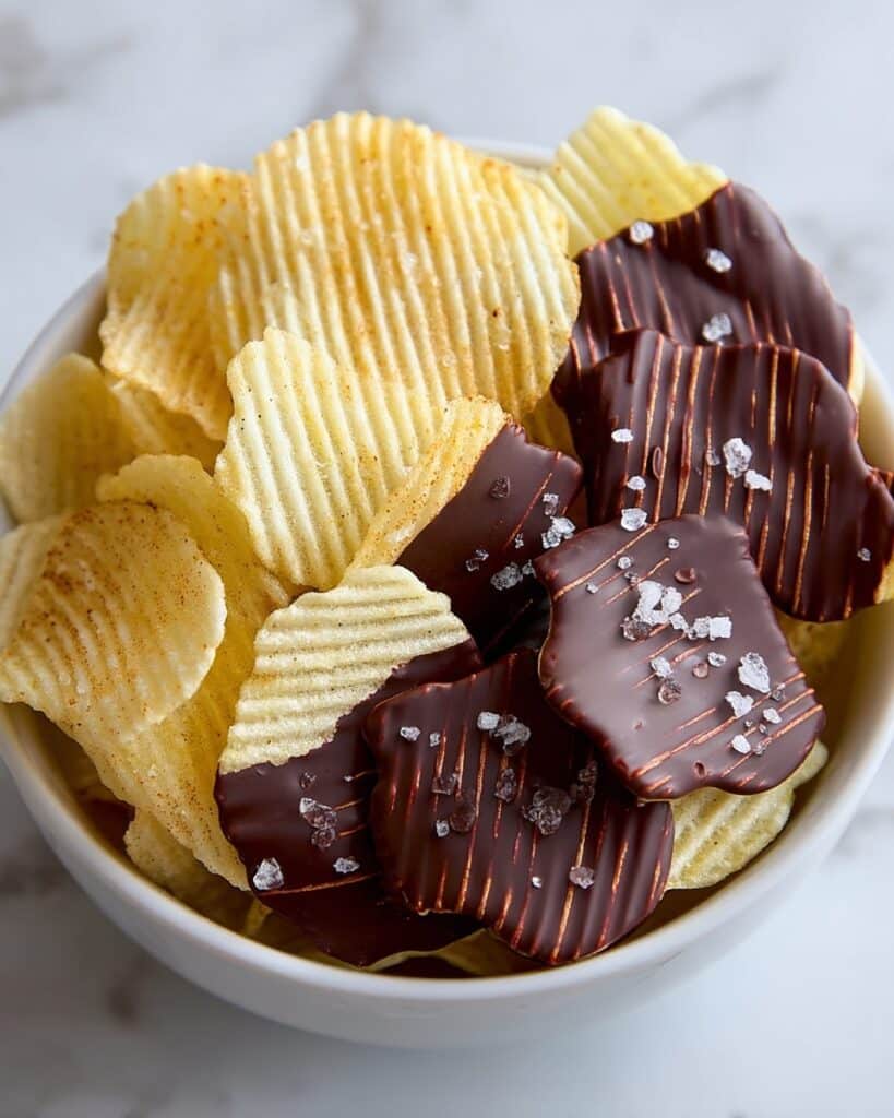 Chocolate-Covered Potato Chips Recipe