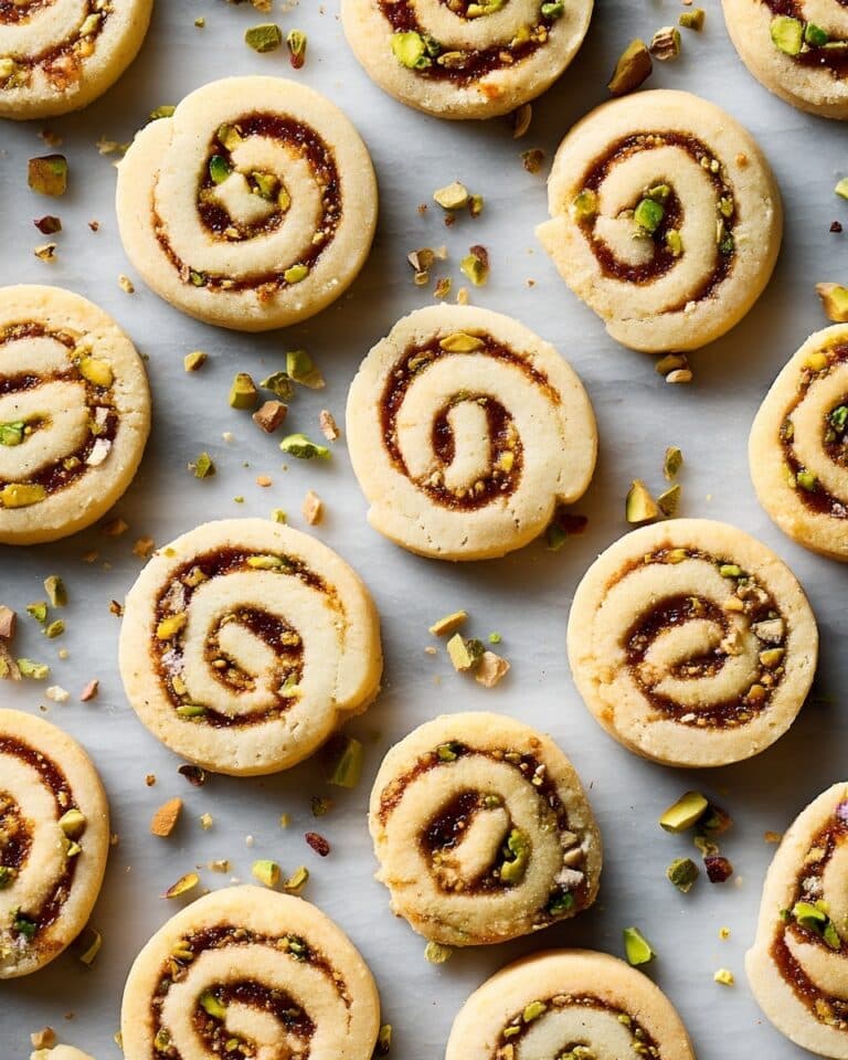 Fig Pistachio Pinwheel Cookies Recipe