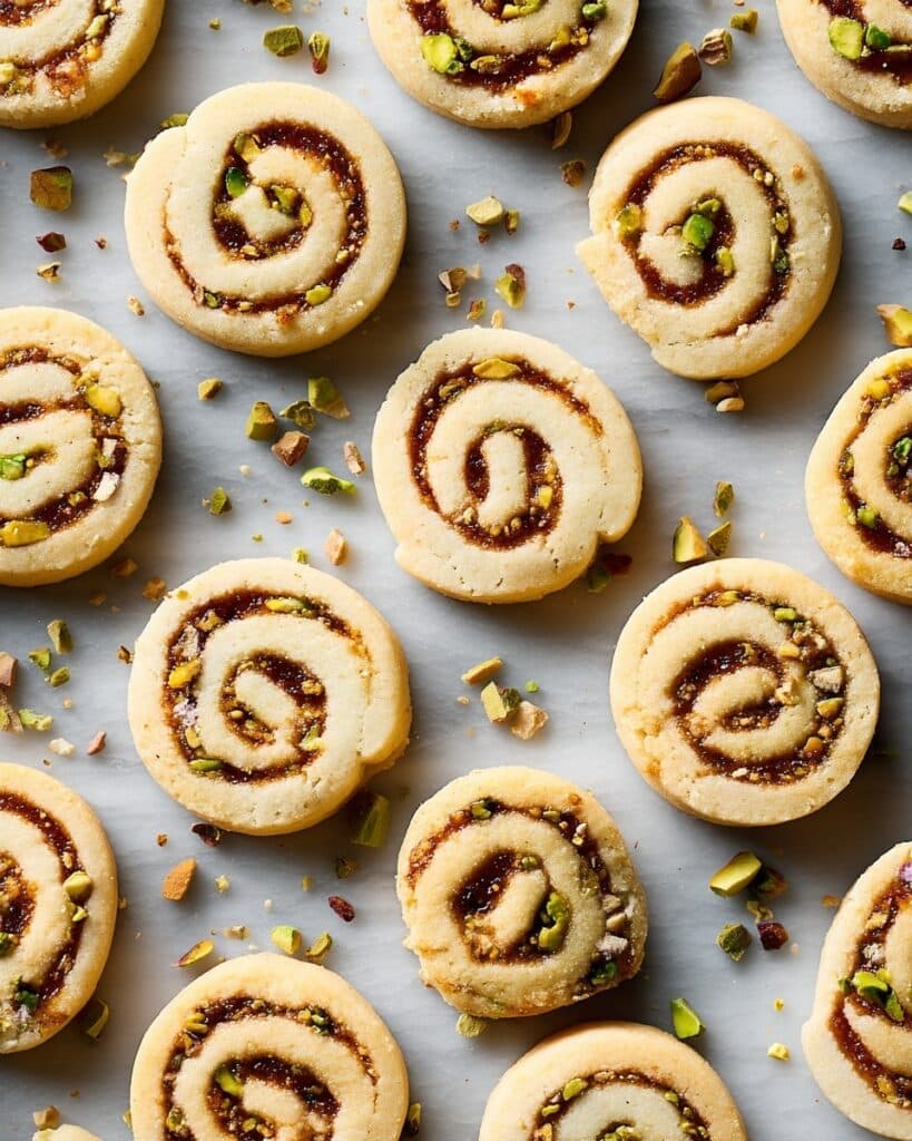 Fig Pistachio Pinwheel Cookies Recipe
