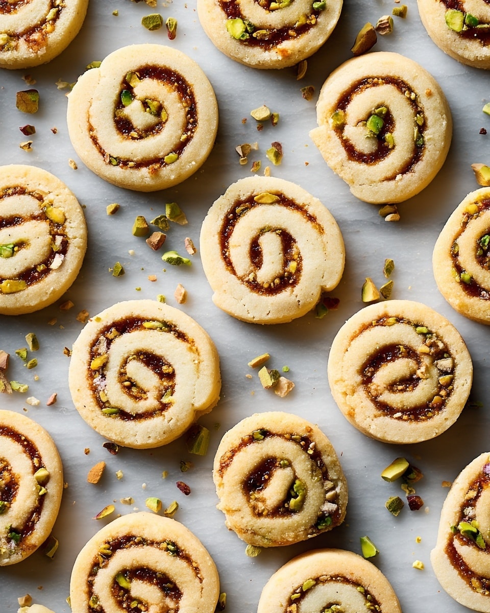 Fig Pistachio Pinwheel Cookies Recipe