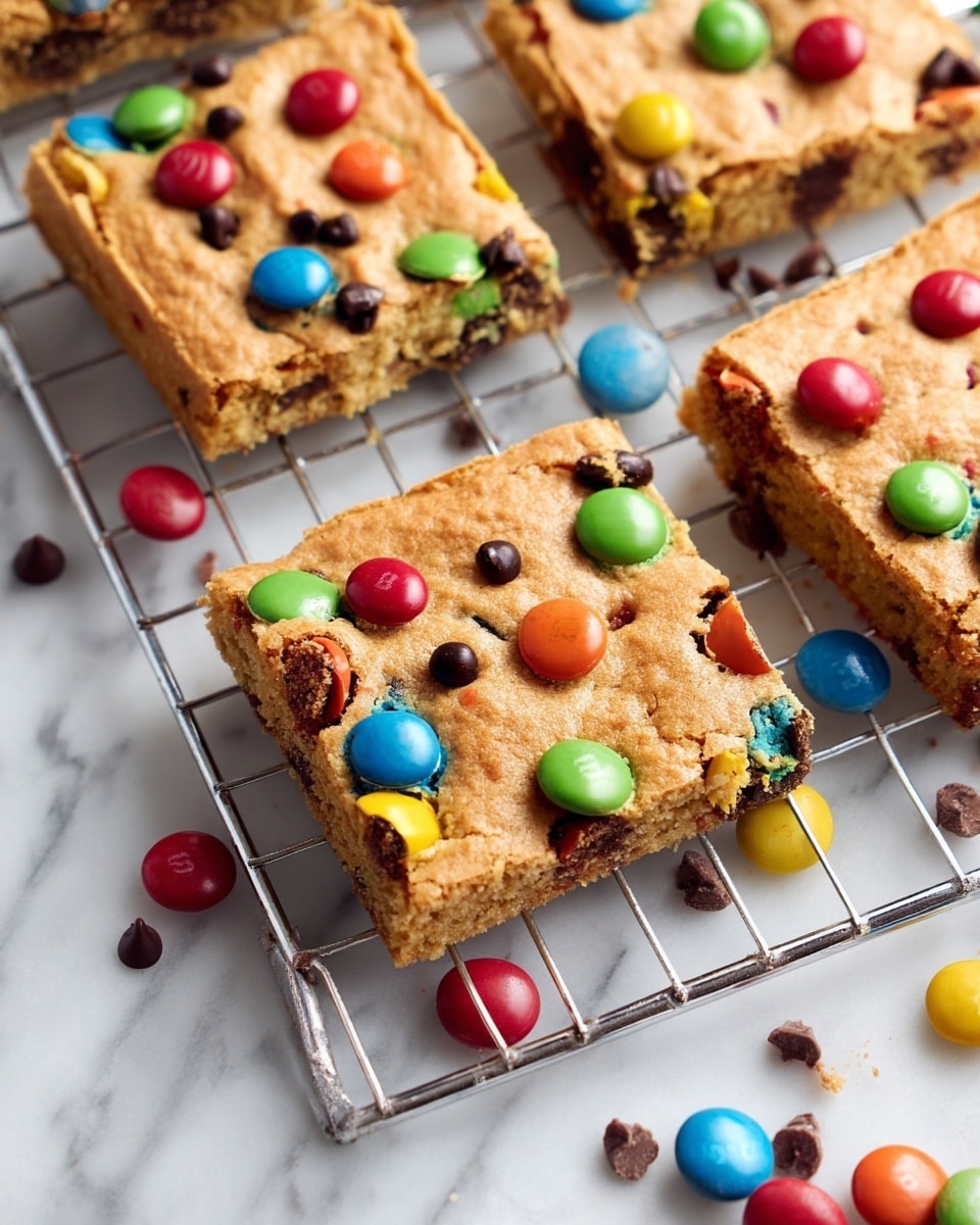 M&M’s Cookie Bars Recipe