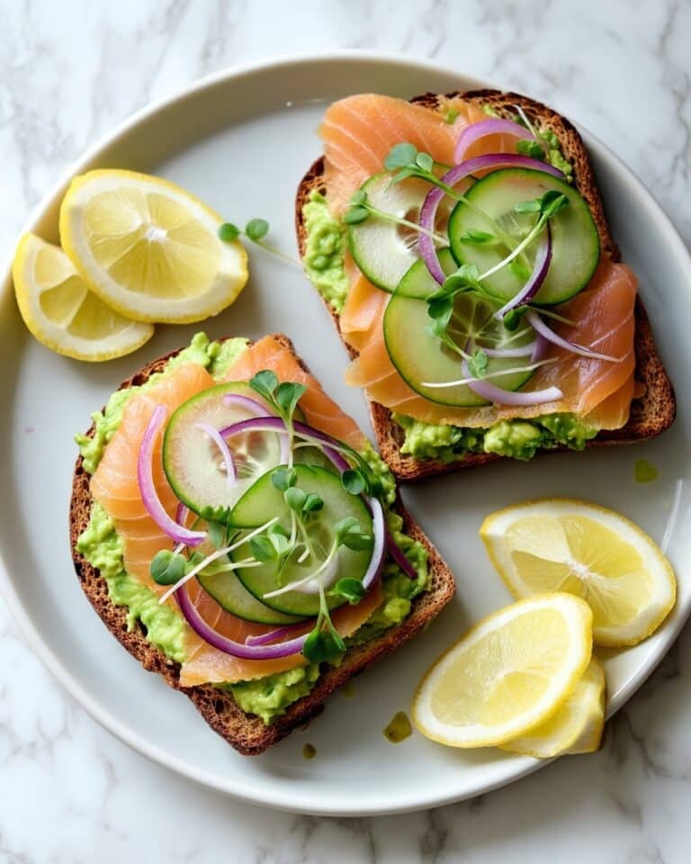 Smoked Salmon Avocado Toast Recipe