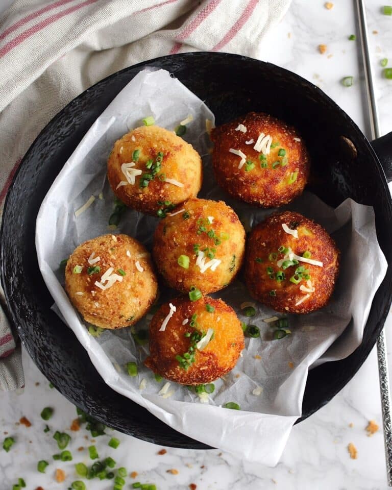 Cheddar Bacon Potato Balls Recipe