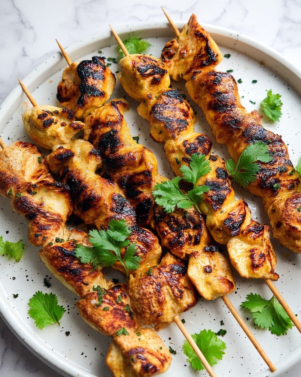 Chicken Satay with Spicy Peanut Sauce Recipe