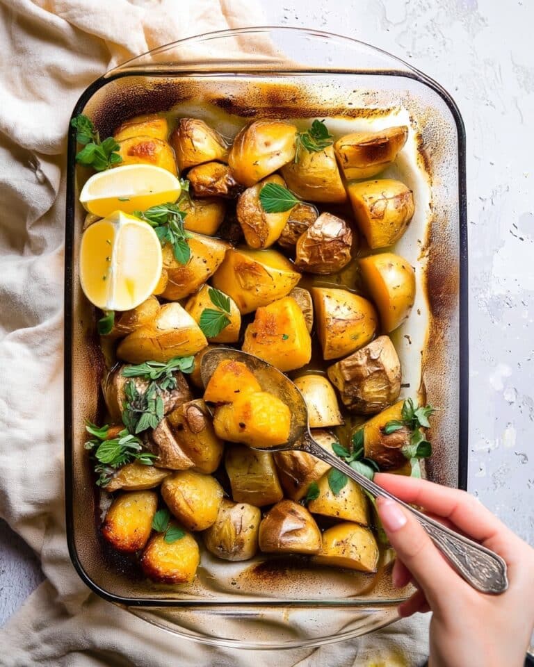Oven-Roasted Lemon Greek Potatoes Recipe