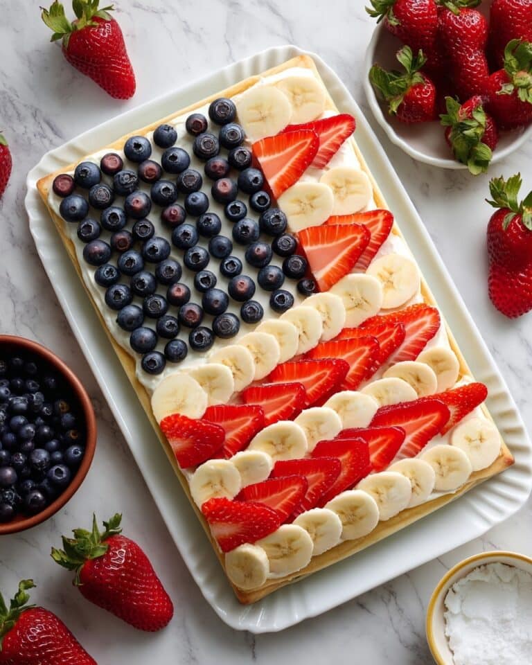 4th of July Fruit Pizza Recipe
