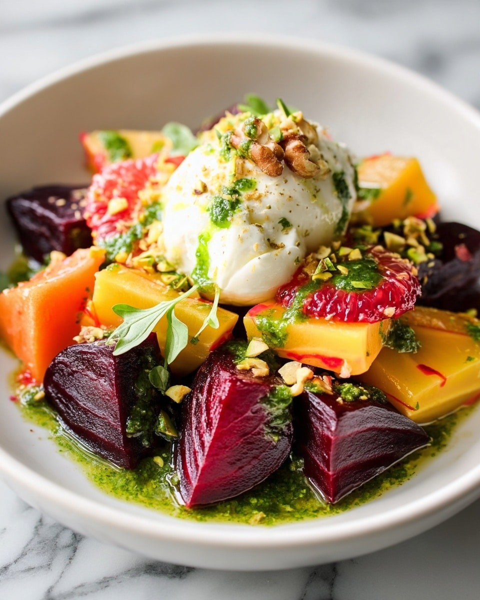 Easy Roasted Beet and Burrata Salad Recipe