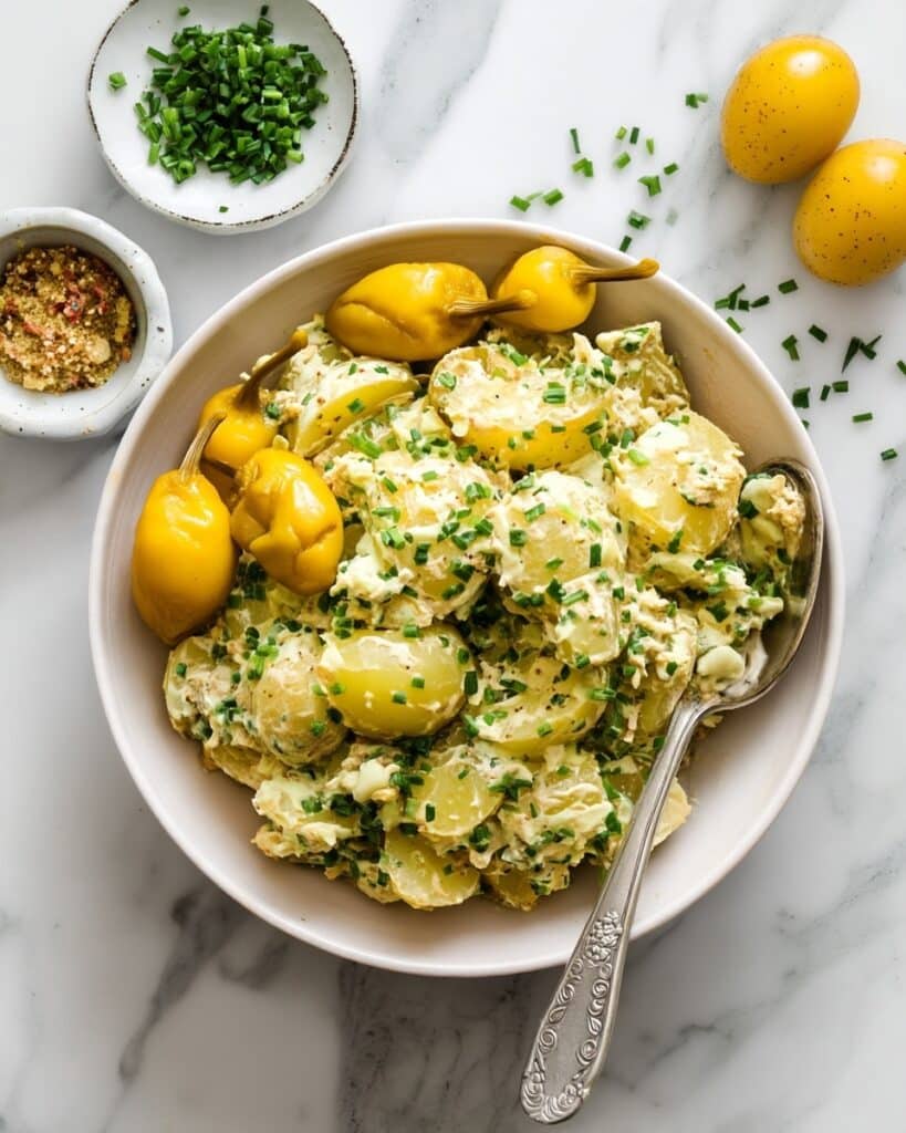 Tangy Mustard Potato Salad Recipe